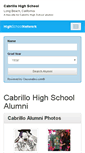 Mobile Screenshot of cabrillohighschool.net